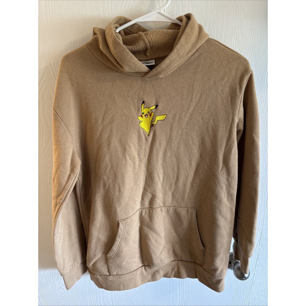 Kids Pokémon Pikachu Hoodie In Brown - Size XL (14)